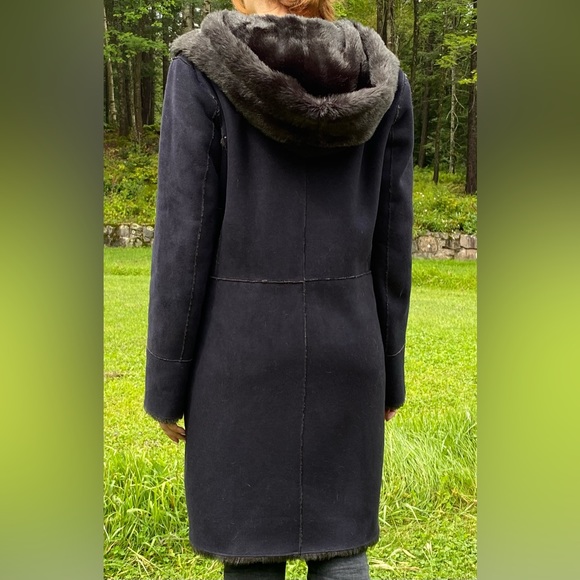 ARMANI JEANS Double sided Coat size L - Picture 2 of 4